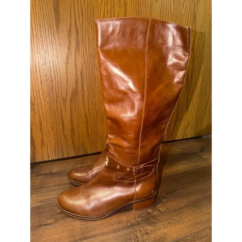 Michael Kors Leather Boots, Sz 8.5